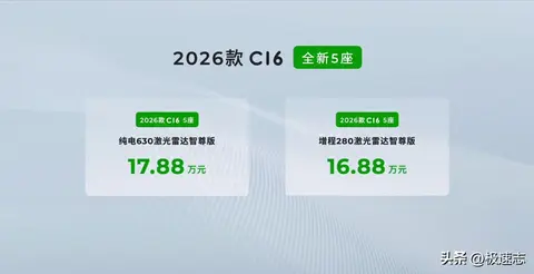 零跑C16新款来袭！续航动力双升级，价格惊喜