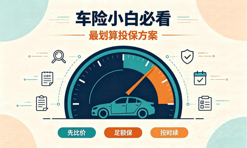 车险小白必看!3分钟搞懂最划算投保方案